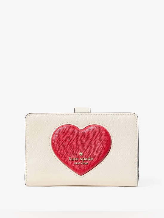 kate spade Handbags - Kate Spade Madison Puffy Heart Bifold Wallet